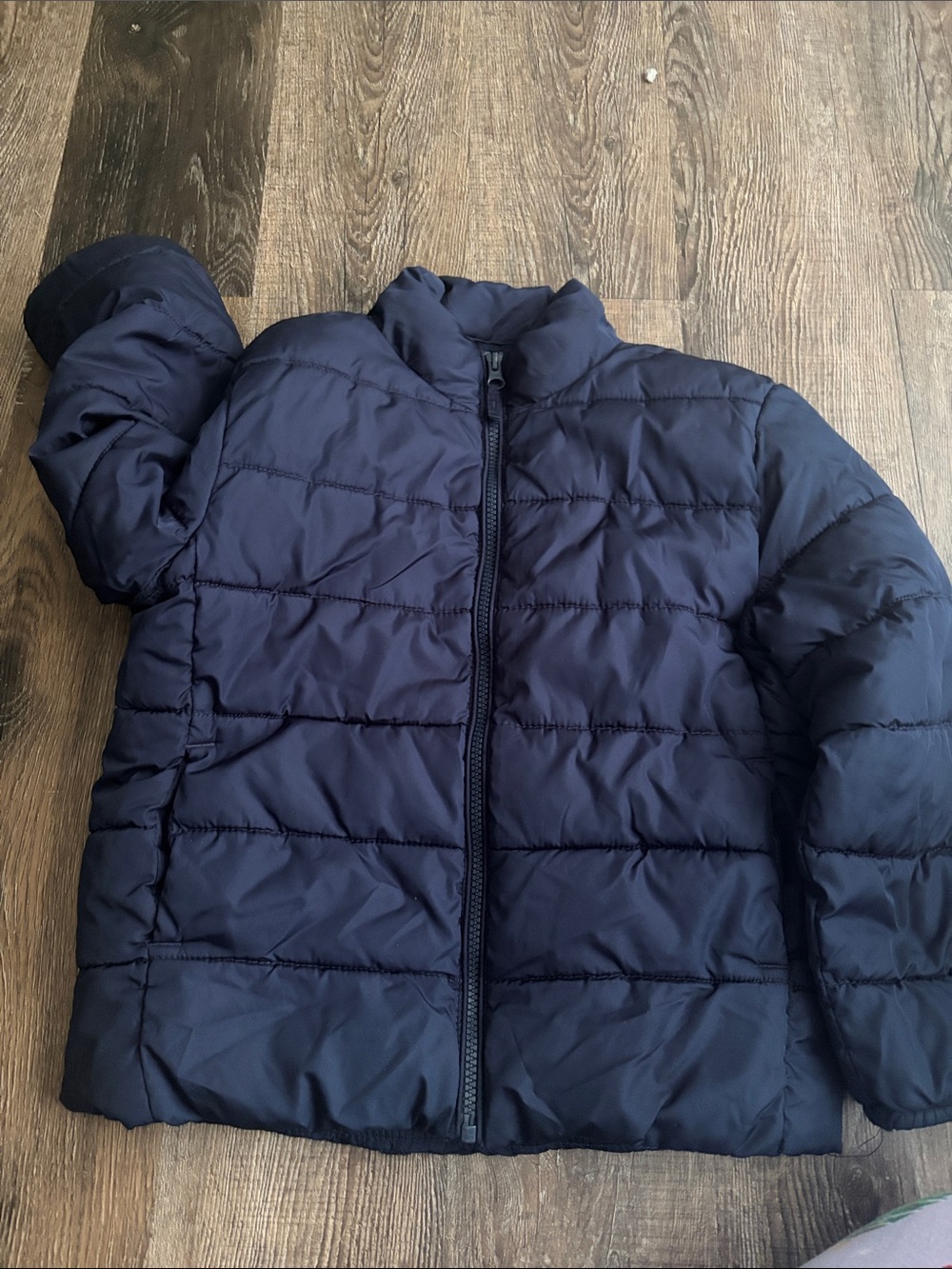The Children's Place Navy Blue Puffer Jacket for Kids